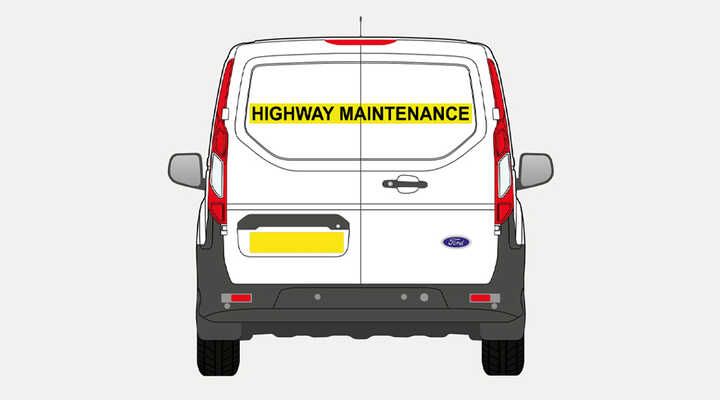 Highway Maintenance Sticker