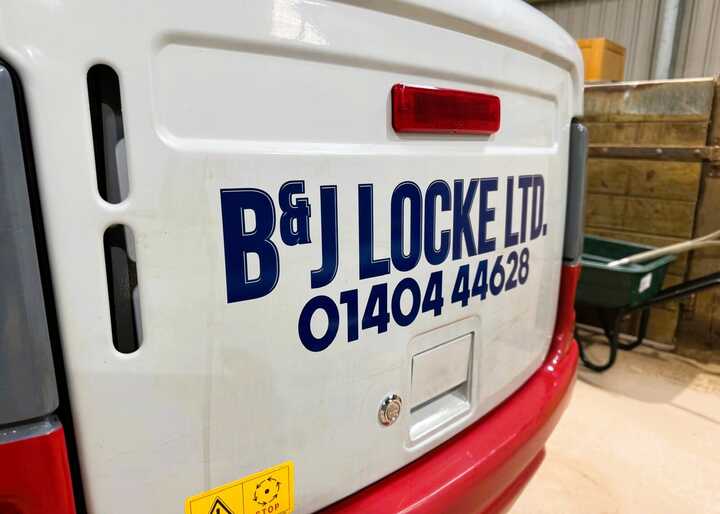 Digger Branding Graphics for B&J Locke Ltd