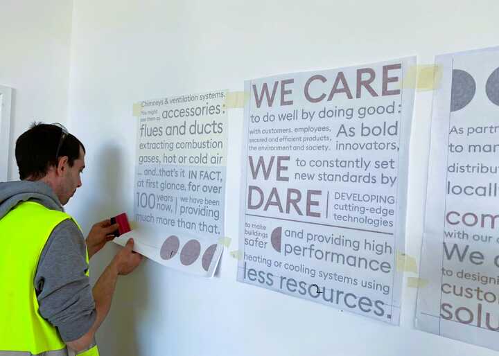 At Creative Solutions we offer additional services such as Site Visits, Graphic Design & Installation!