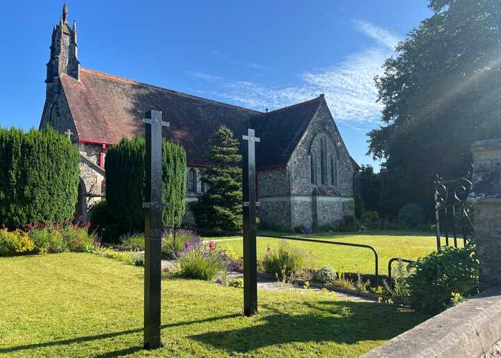 Existing Sign Posts at St Michaels Chapel Of Ease