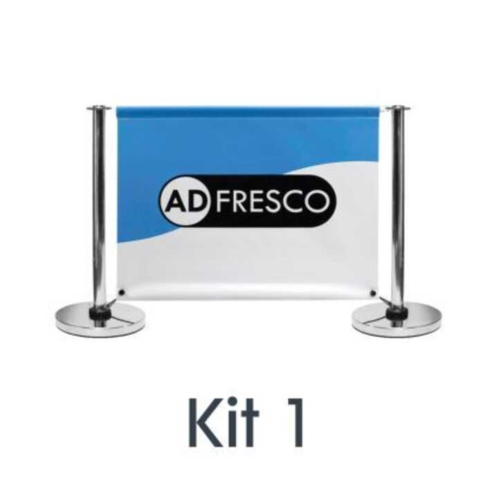 Adfresco® Budget Café Barrier System - Kit 1