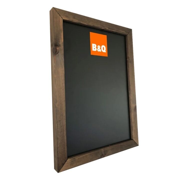 Lighting Chalk Wall Board With B&amp;Q Branding Logo.jpg