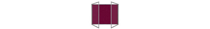 Lockable Premium Felt Noticeboard - Double Door - BURGUNDY.jpg