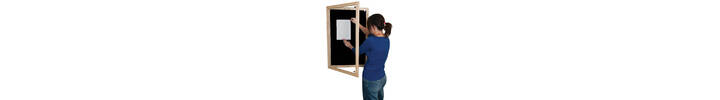 Lockable Wooden Framed Premium Felt Noticeboard -BLACK.jpg