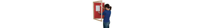 Lockable Wooden Framed Premium Felt Noticeboard - CHERRY RED.jpg