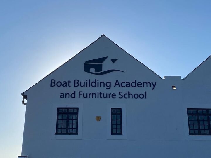 Lyme Regis Boat Building Academy New Signage and Logo Installation.jpg