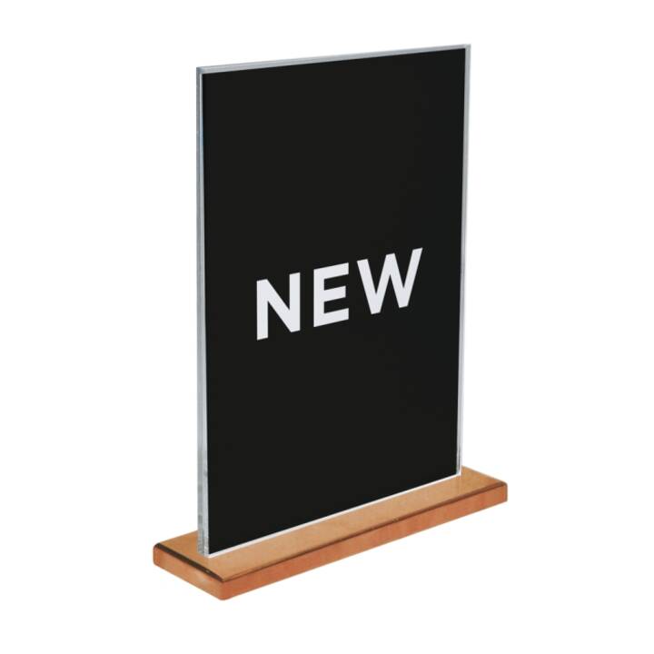 Showcard Stand with Acrylic Poster Pocket