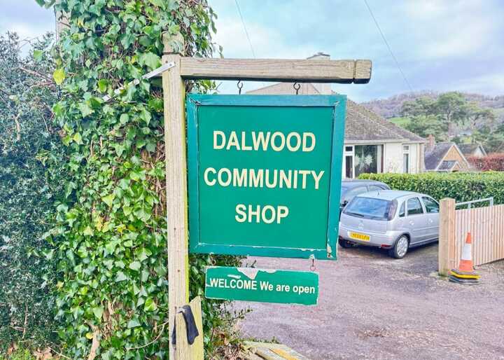 Old Signage at Dalwood Community Shop