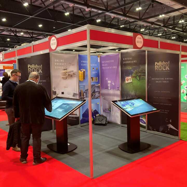 Shell Scheme Graphics at a trade show
