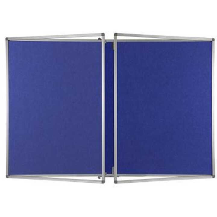 Lockable Aluminium Framed Recycled Polycolour Notice Board