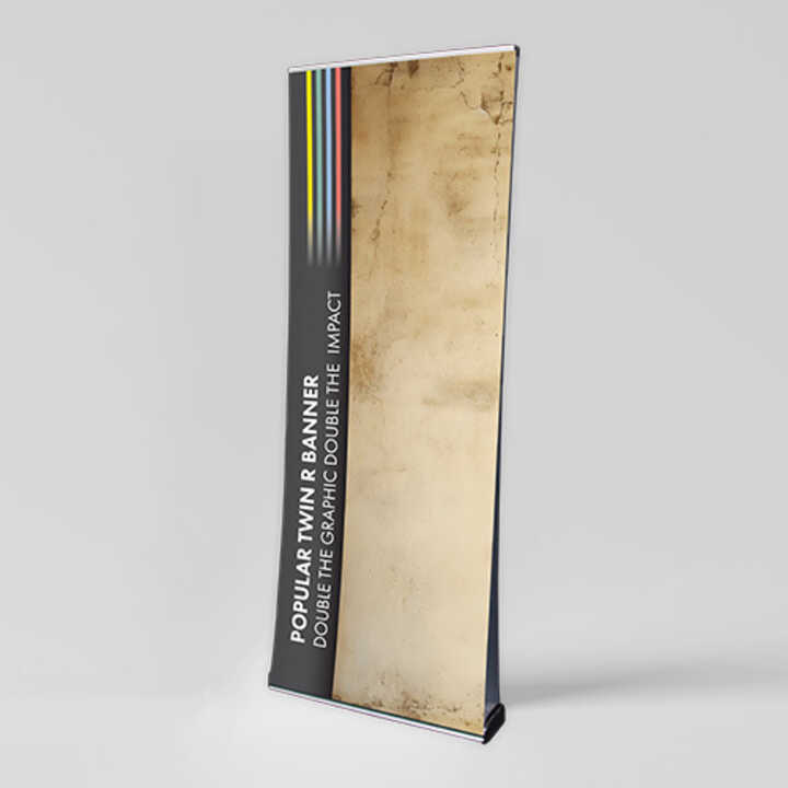 Popular Twin Roller Banner Stand