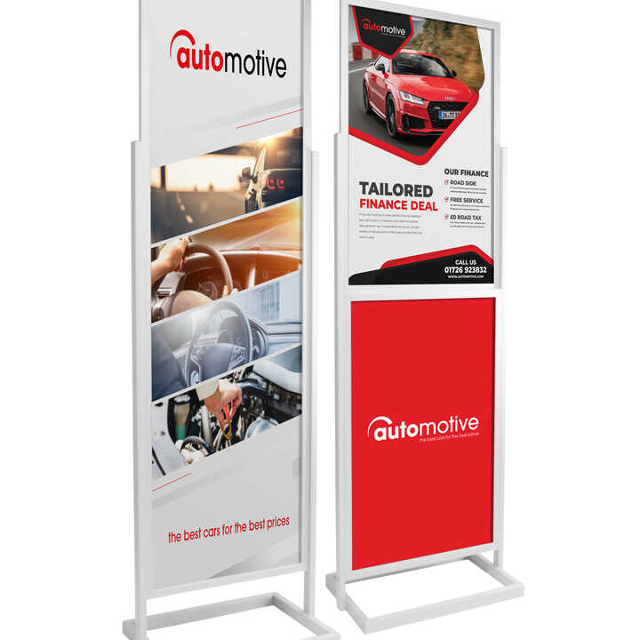 Floor Standing Poster & Sign Holders