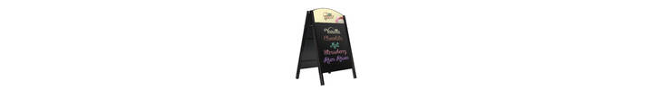 Premier A-Board Black Steel Frame HPL Panel Ice Cream.jpg