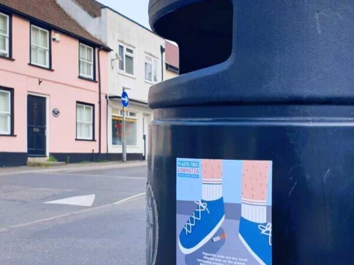 PVC-Free Stickers for Plastic Free Axminster