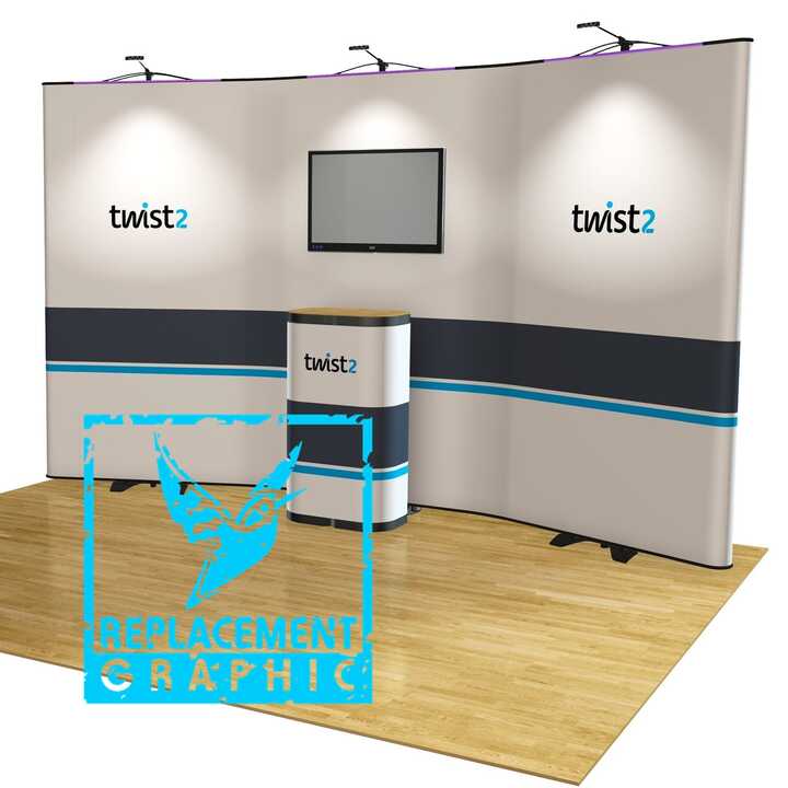 Replacement Twist2 Banner Stand Graphics