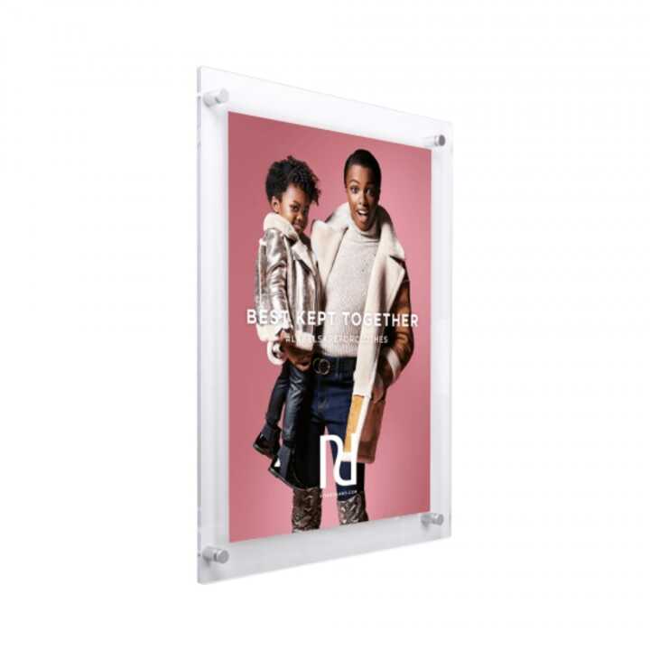 Acrylic Wall Mounted Panel Poster Kit