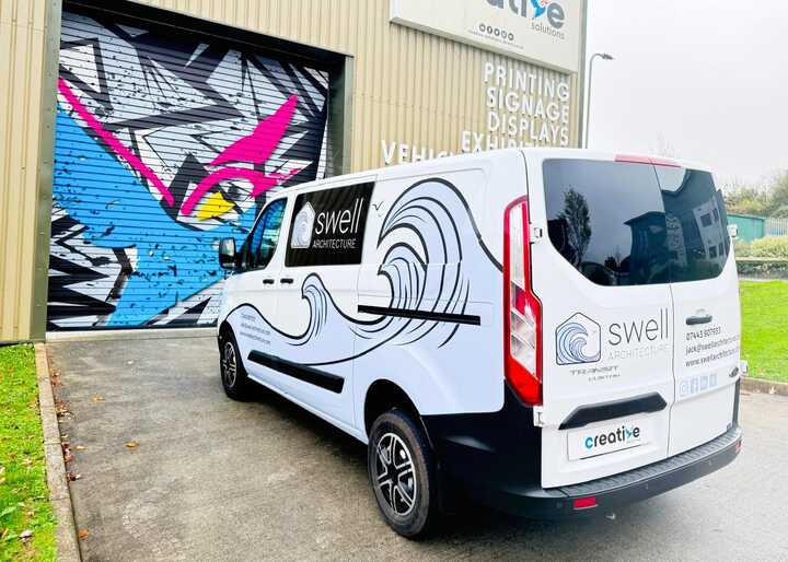 Swell Architecture's Ford Transit Custom Vehicle Graphics