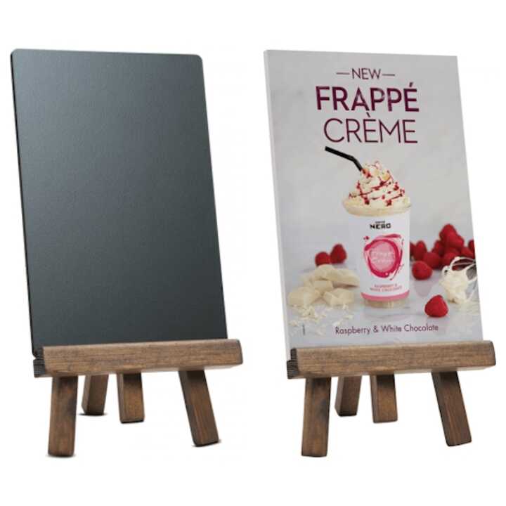   Tabletop Wooden Easel Menu Board