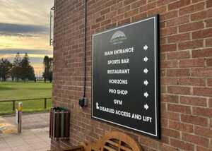 New Custom Printed Signage for Cricket St Thomas Golf Club