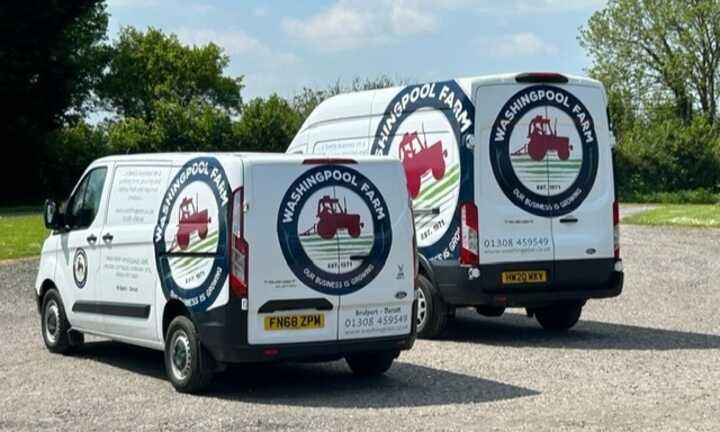 Fleet Vehicle Graphics for Washingpool Farm's Ford Transit Custom