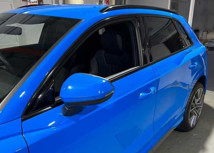 Audi Q3 Window & Roof Trims - After Dechrome