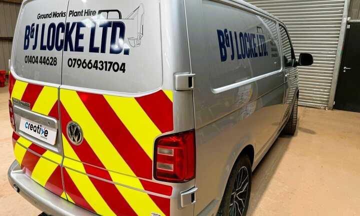 Cut Vinyl Vehicle Graphics & Chevron Kit for B&J Locke Ltd