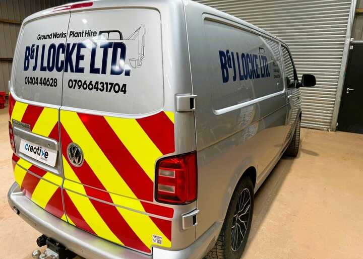 Cut Vinyl Vehicle Graphics & Chevron Kit for B&J Locke Ltd