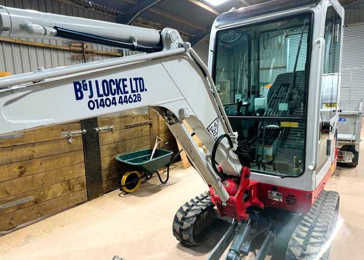 Trailer and Digger Graphics for B&J Locke Ltd