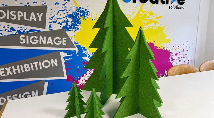 Polycolour Christmas Tree Display Stands