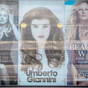 Glass Panel Contra Vision Display in Shopping Centre