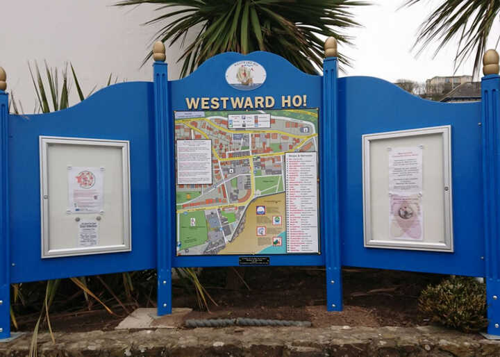 Custom External Noticeboard Creation for Westward Ho!