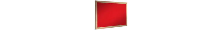 Wooden Framed Premium Felt Noticeboard - CHERRY RED.jpg