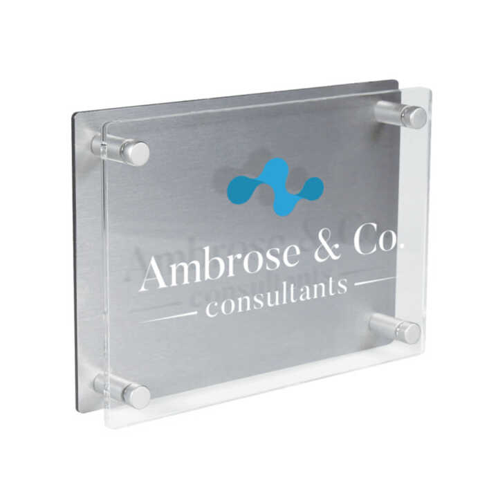 Dibond Acrylic Business Plaque