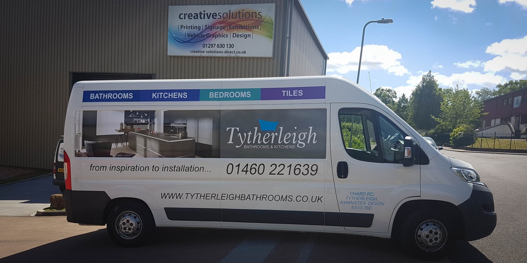 Van Graphics for Tytherleigh Bathrooms