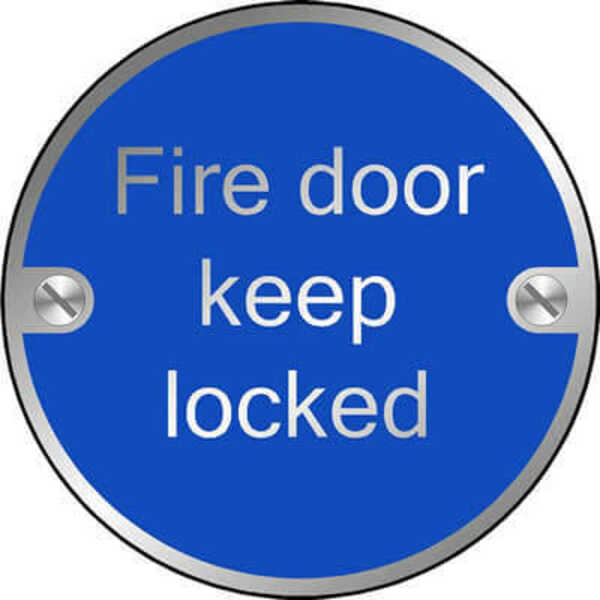 Fire Door Keep Locked (Disc)