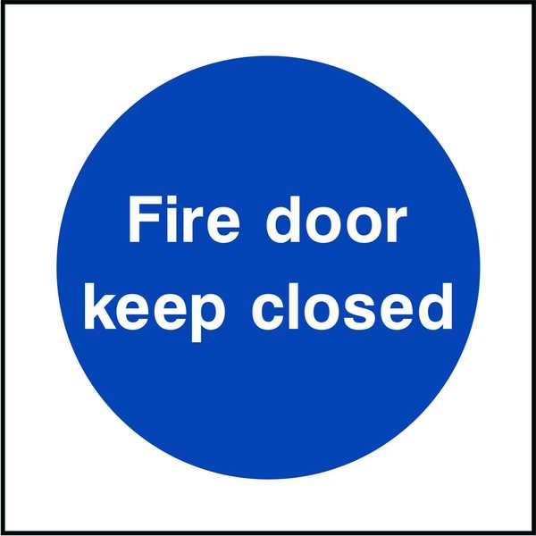 Fire Door Keep Closed Sign