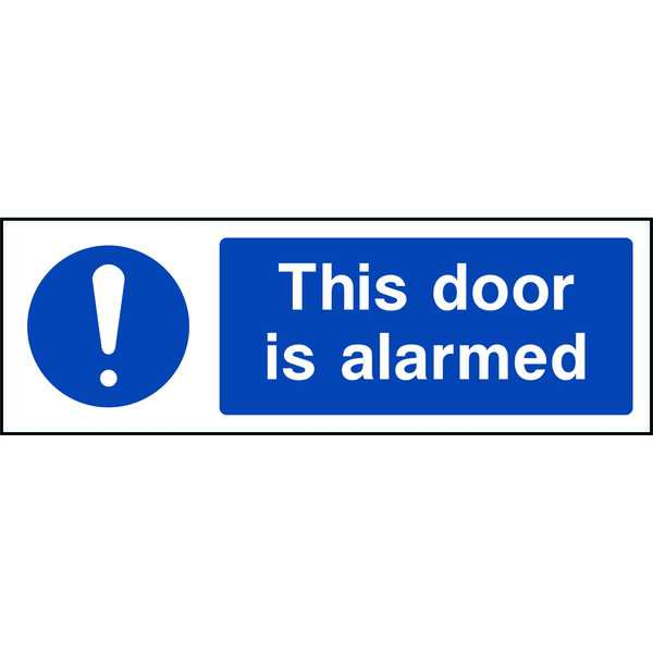 This Door Is Alarmed - Rectangle