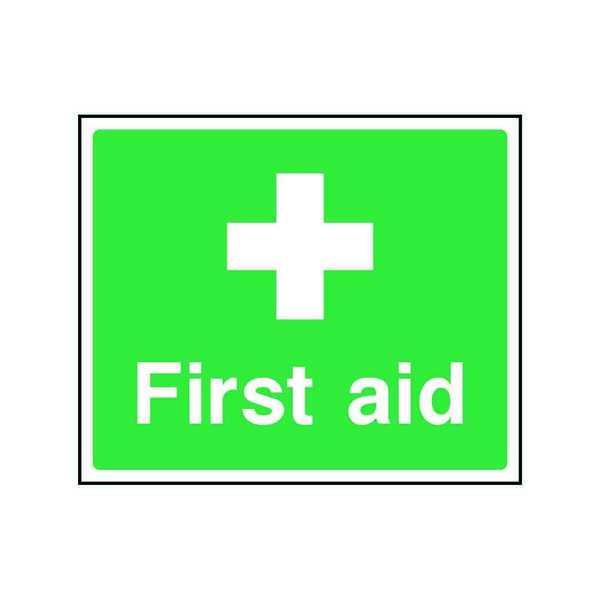 First Aid Sign with Icon